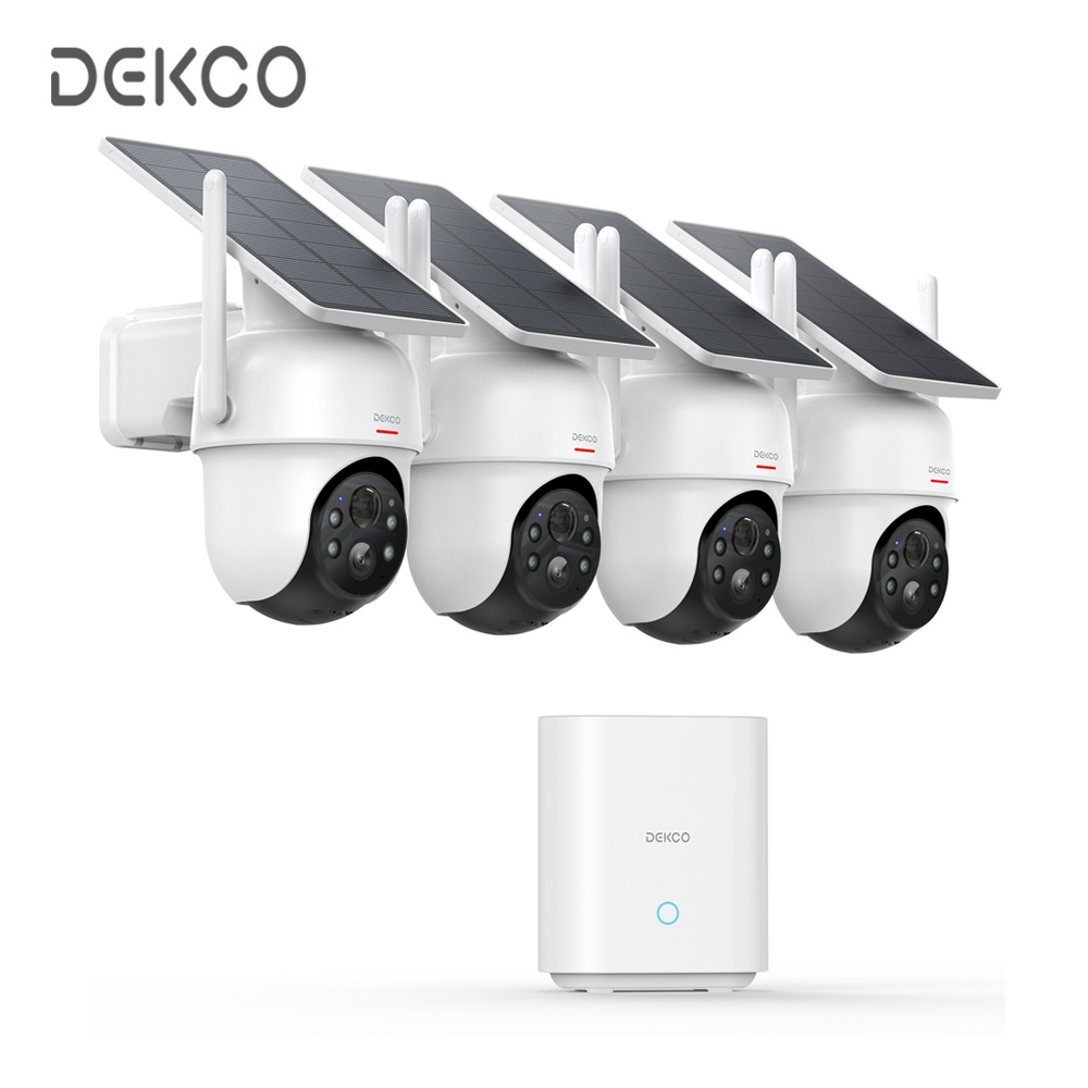 Camera Solar Wireless - Dekco 3MP Wireless Solar Camera System