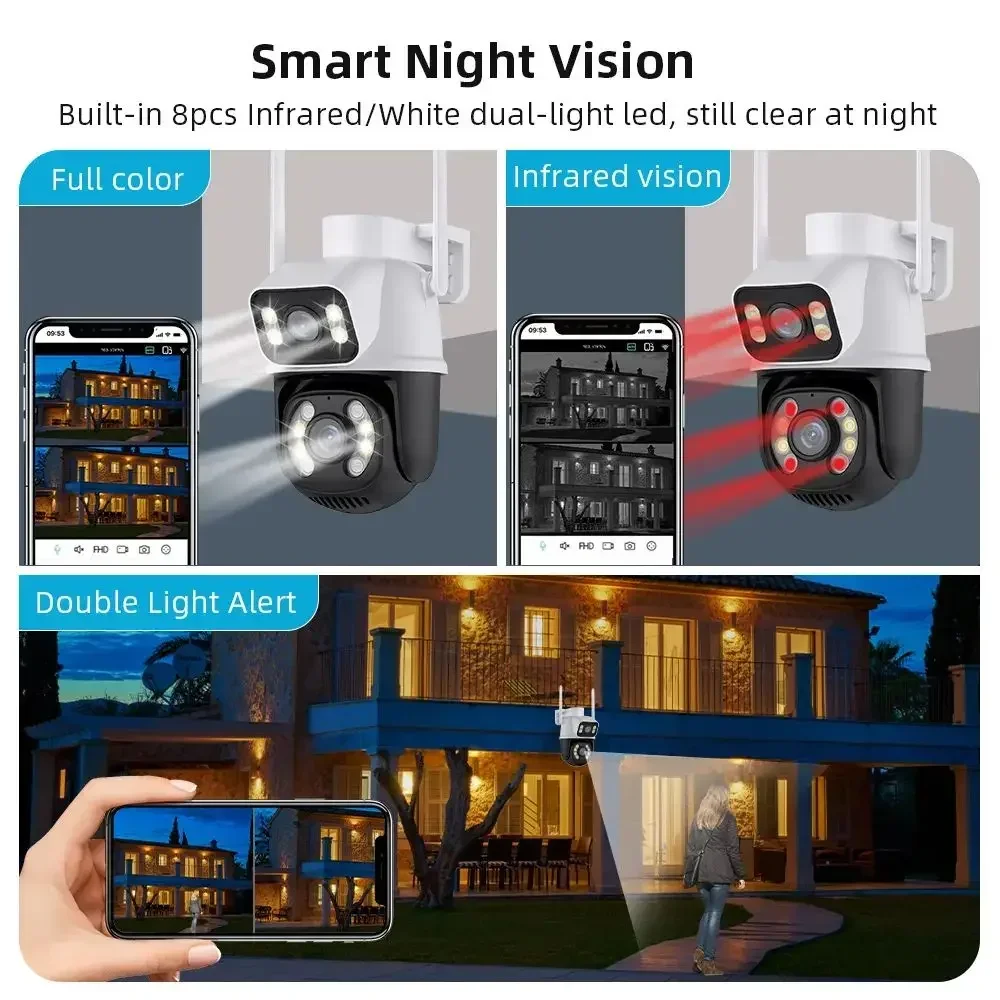 Home Security Cameras Wireless - Icsee Xmeye 6MP 8CH Wireless Home