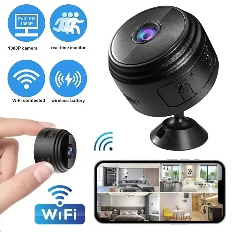 Home Security Cameras Wireless - A9 Mini Cameras 1080P WiFi Smart