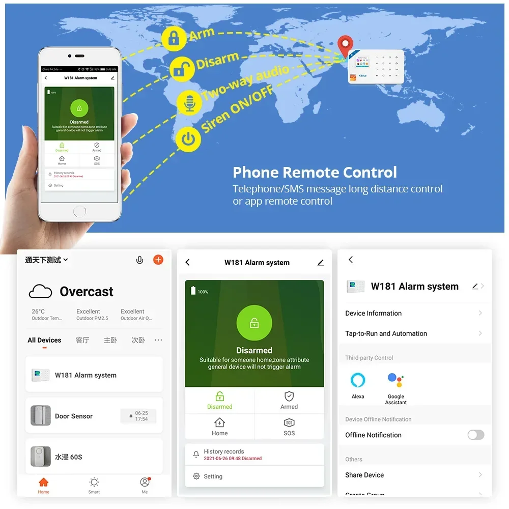 KERUI W181 Tuya Smart APP Home - Home Security Cameras Wireless 评论和价格