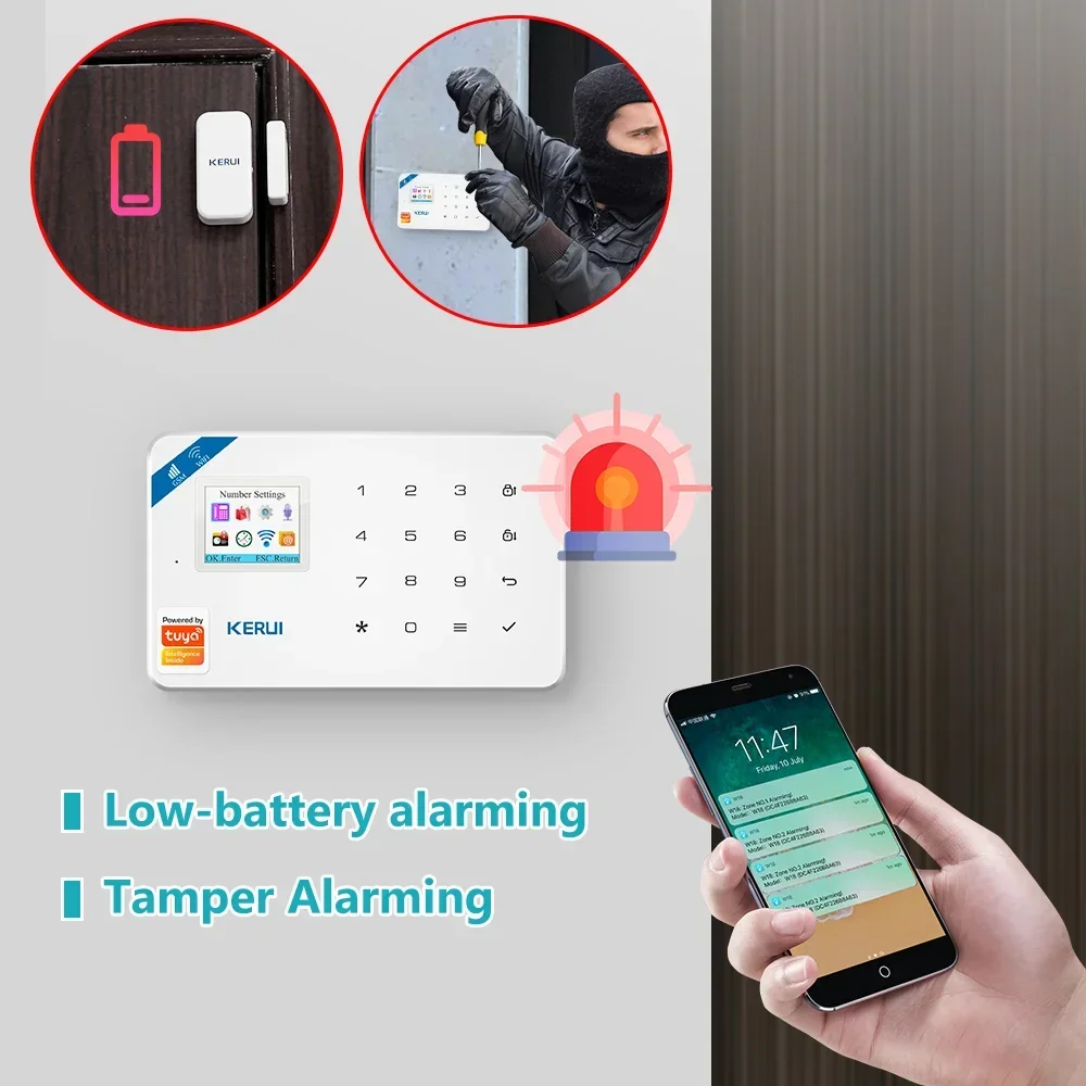 KERUI W181 Tuya Smart APP Home - Home Security Cameras Wireless 评论和价格
