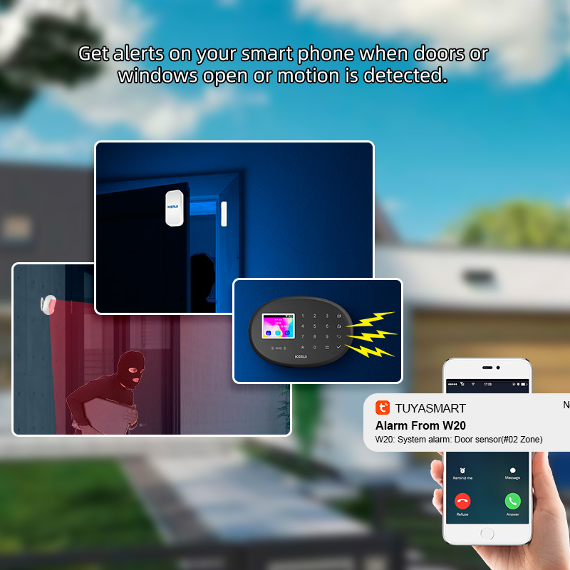 KERUI WiFi + 4G/2G Home Securi - Home Zone Security App 评论和价格