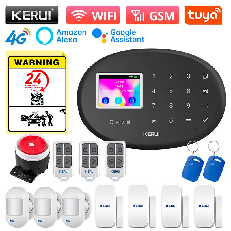 KERUI WiFi + 4G/2G Home Securi - Home Zone Security App 评论和价格