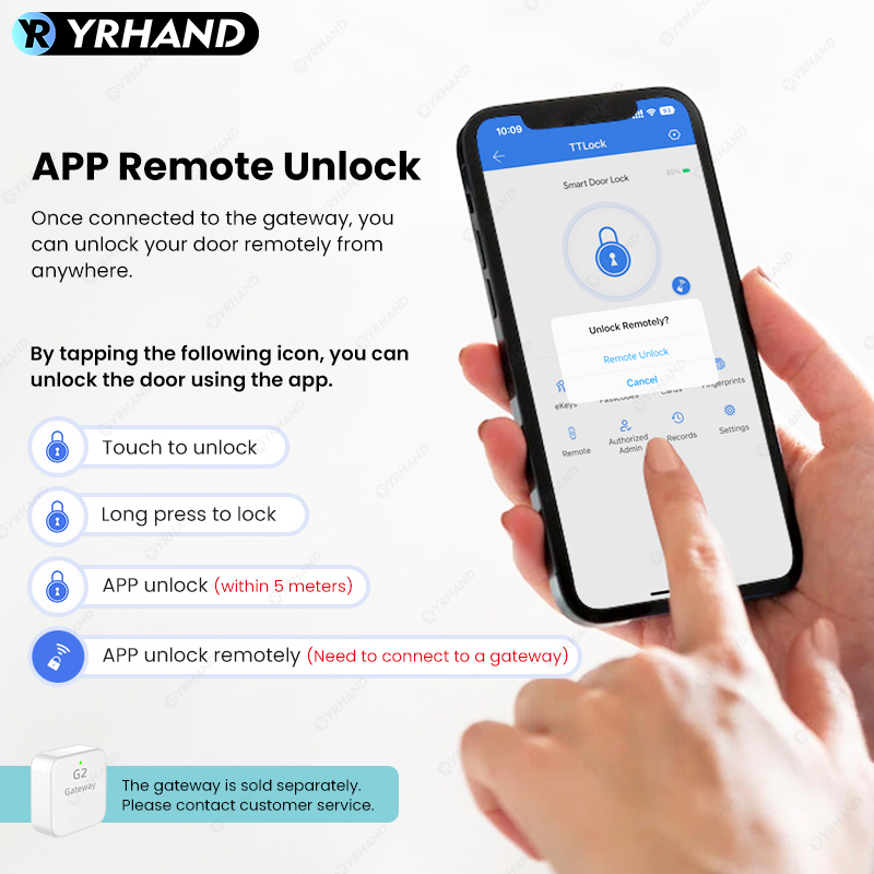Bluetooth TTLock App Fingerpri - Home Security Battery 评论和价格