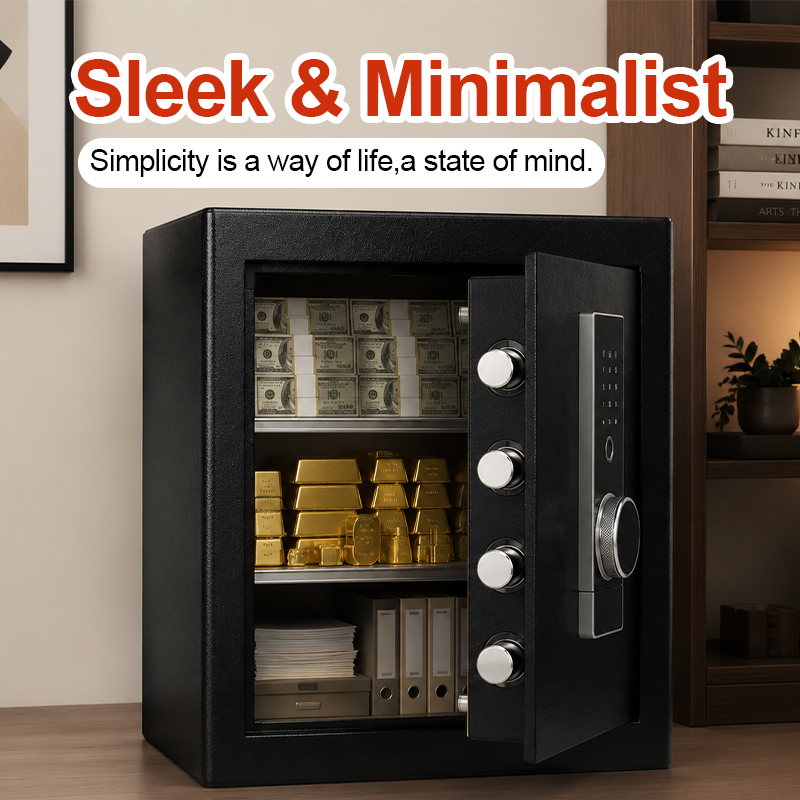 Biometric Fingerprint Safe Box - Home Security Battery 评论和价格
