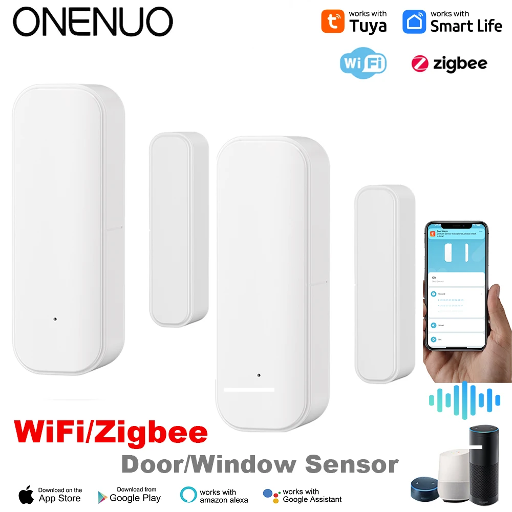 Tuya WiFi Zigbee Window Door S - Home Security Battery 评论和价格