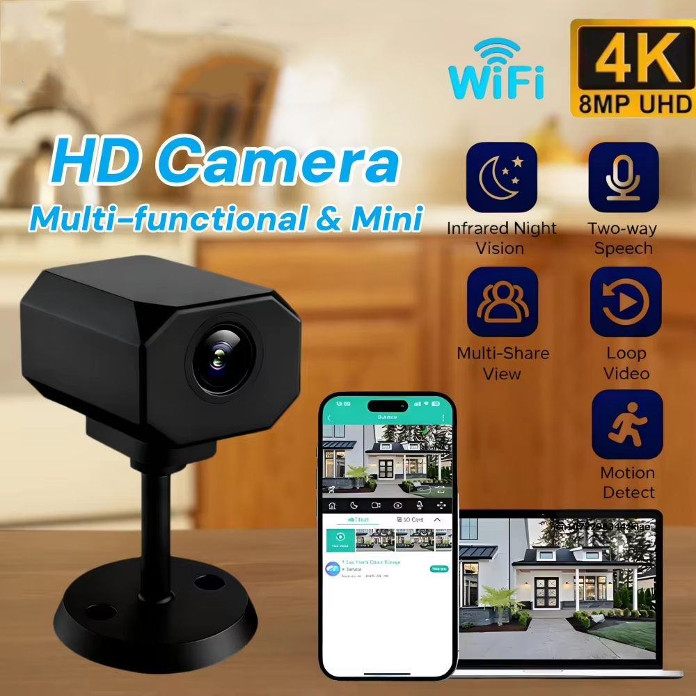 4K HD WiFi Security Camera for - Home Security App 评论和价格