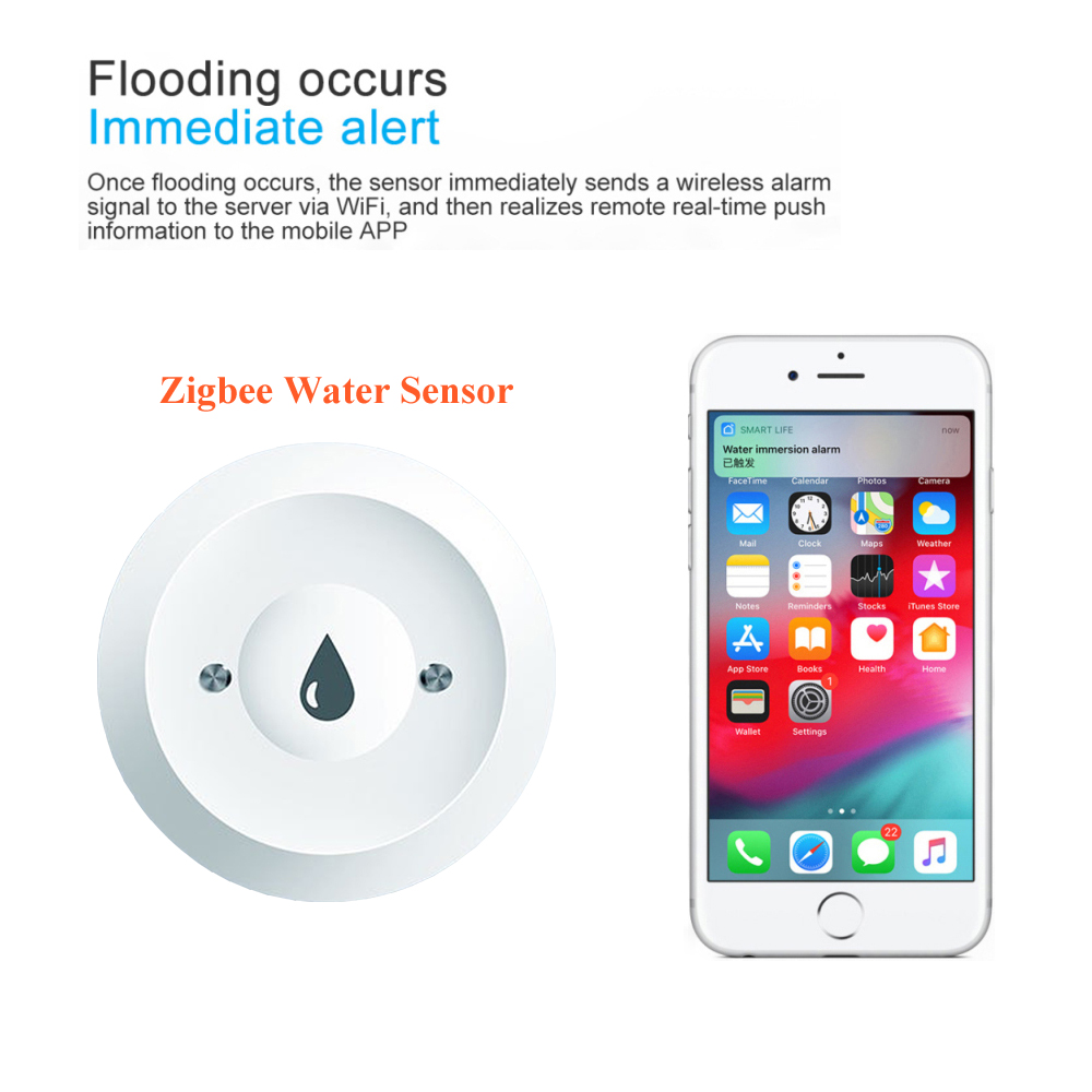 Tuya Water Leak Sensor Smart H - Home Security App 评论和价格