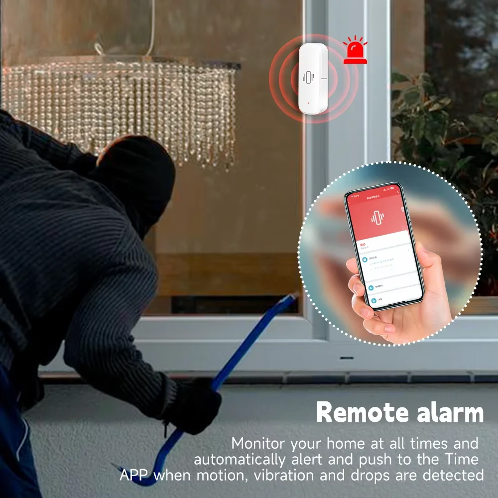 Smart ZigBee Vibration Sensor  - Home Security App 评论和价格