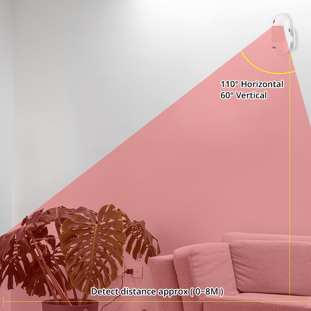 KERUI Wireless PIR Motion Sens - Home Security Battery 评论和价格