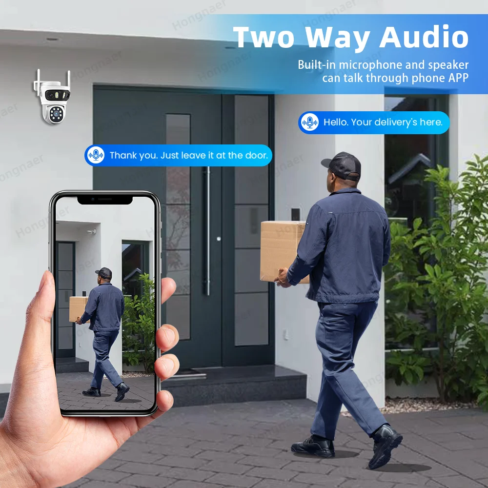 2026 Hongnaer 6MP 4CH 3 Lens 2 - Home Security Cameras Wireless 评论和价格