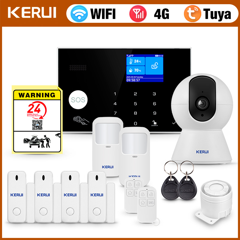 KERUI 4G/WiFi Home Alarm Syste - Home Zone Security App 评论和价格