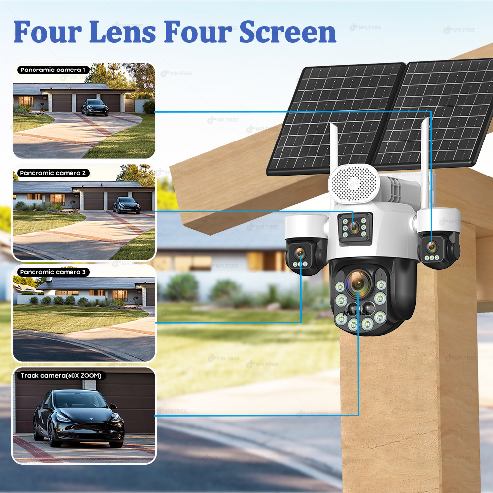 AOV Four Lens Outdoor Surveill - Home Security Battery 评论和价格