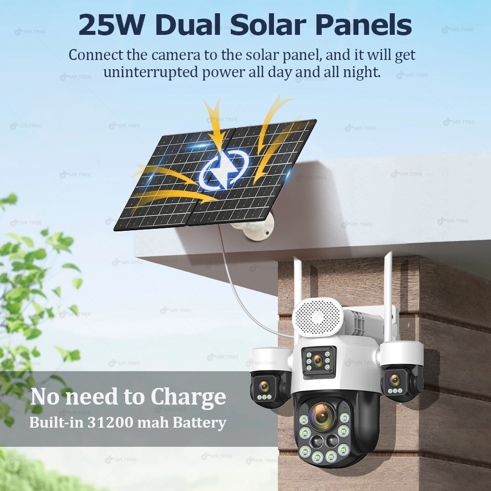 AOV Four Lens Outdoor Surveill - Home Security Battery 评论和价格