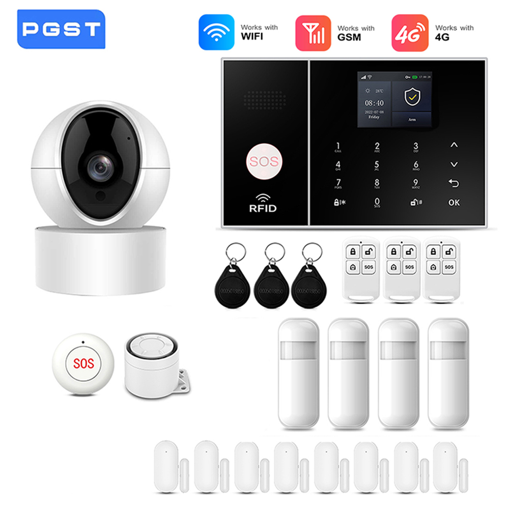 Smart Home Alarm System 4G WiF - Home Security No Monthly Fee 评论和价格