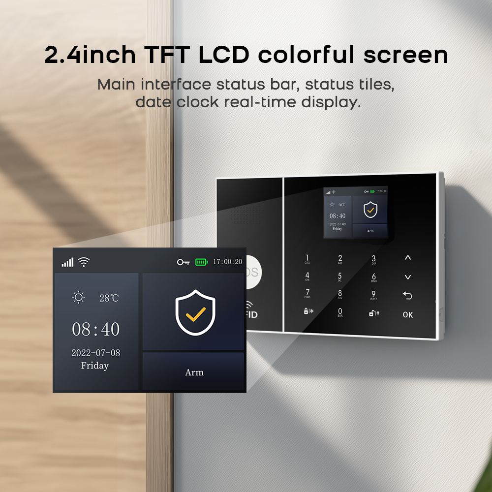 Smart Home Alarm System 4G WiF - Home Security No Monthly Fee 评论和价格