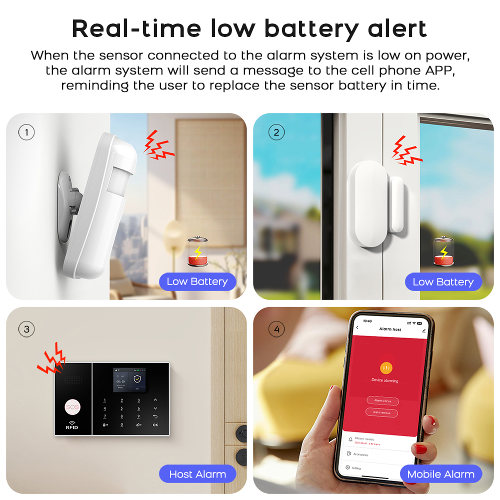 Smart Home Alarm System 4G WiF - Home Security No Monthly Fee 评论和价格