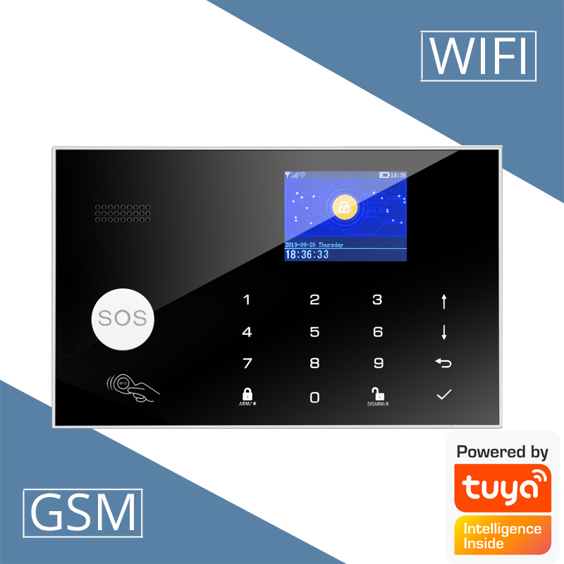 WIFI GSM Alarm System Wireless - Home Zone Security App 评论和价格