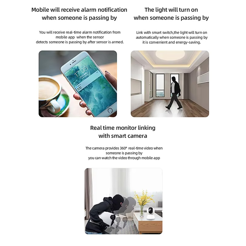 Smart PIR Motion Sensor WiFi Z - Home Security App 评论和价格