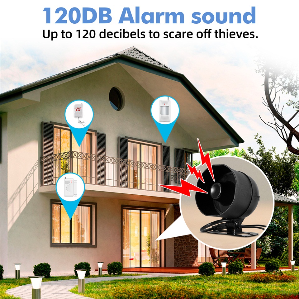 KERUI WIFI Alarm System Siren  - Home Zone Security App 评论和价格