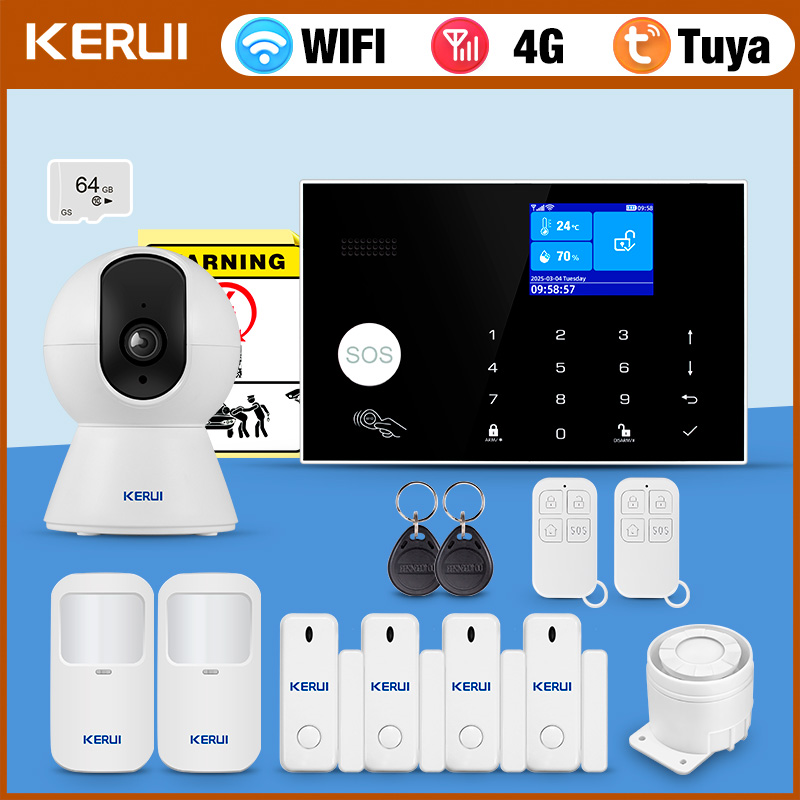 KERUI 4G Alarm System with Wir - Home Zone Security App 评论和价格