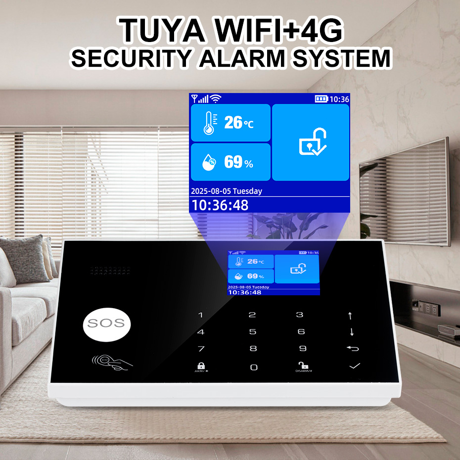 KERUI 4G Alarm System with Wir - Home Zone Security App 评论和价格