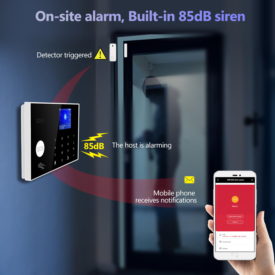 KERUI 4G Alarm System with Wir - Home Zone Security App 评论和价格