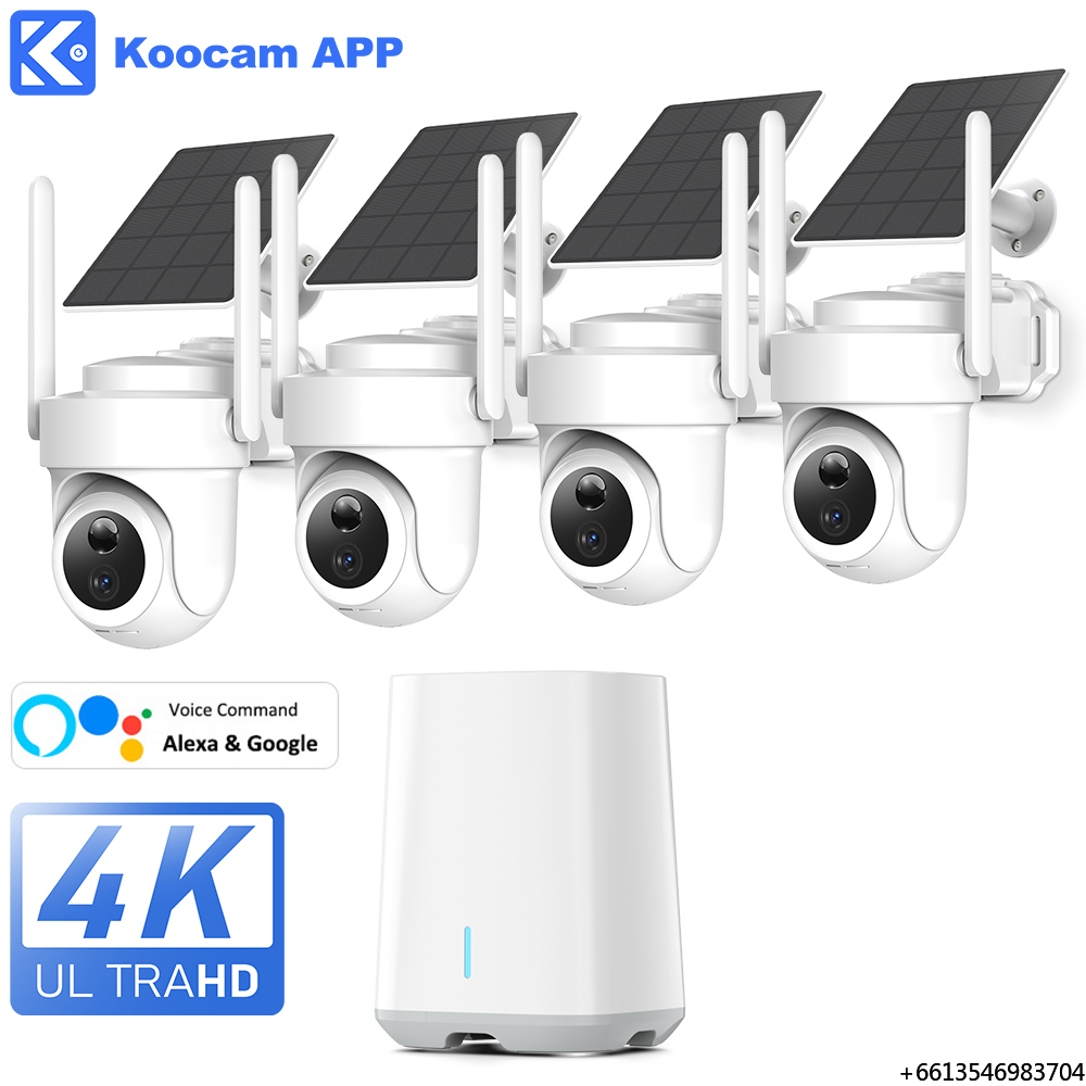 HomeBase 4-Cam Kit 5G/2.4G 8MP - Camera Solar Wireless 评论和价格