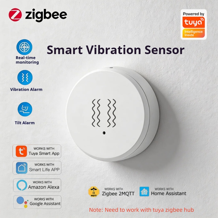 Tuya Zigbee Smart Vibration Se - Home Security App 评论和价格