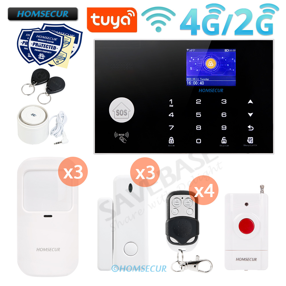 433MHz Wireless 4G/3G/GSM WIFI - Home Zone Security App 评论和价格