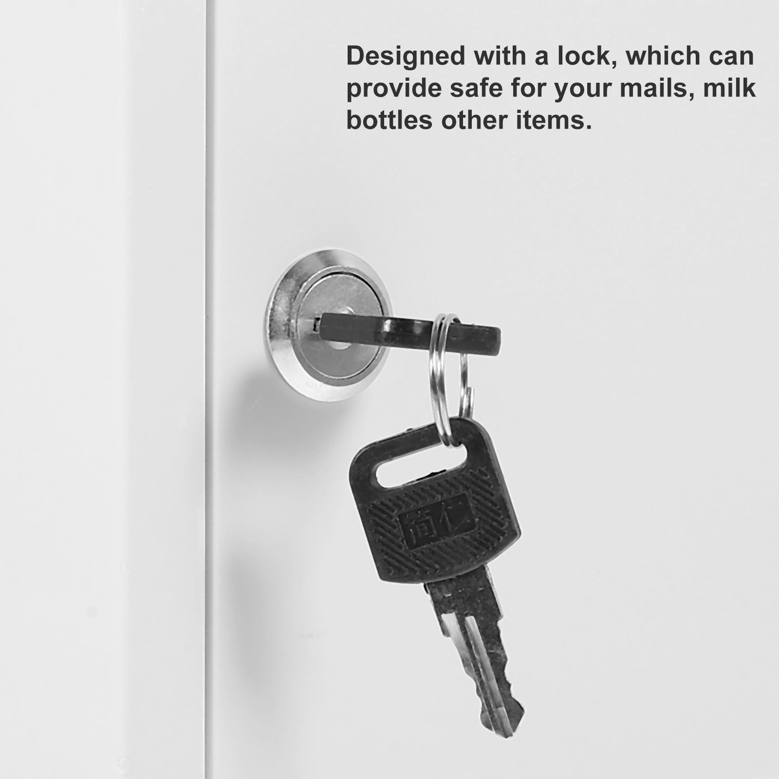 Wall Mounted Plastic Milk Box  - Home Security Letters 评论和价格