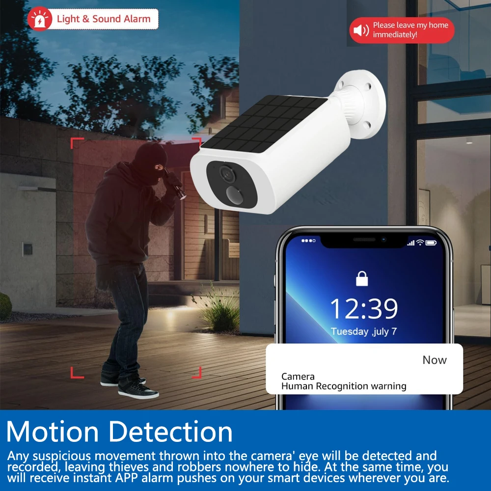 Tuya 5MP Solar Security Camera - Home Security Battery 评论和价格
