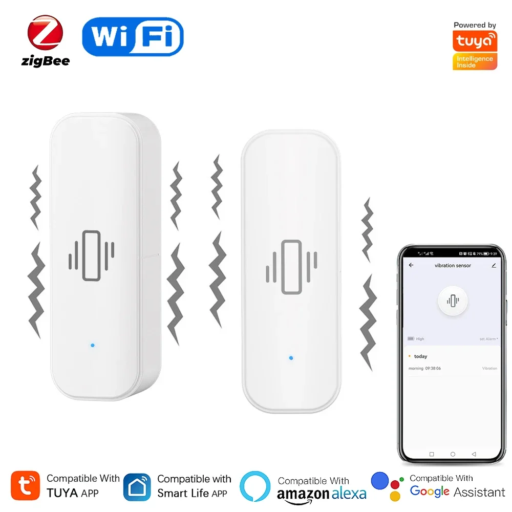 Tuya WiFi/Zigbee Smart Vibrati - Home Security App 评论和价格