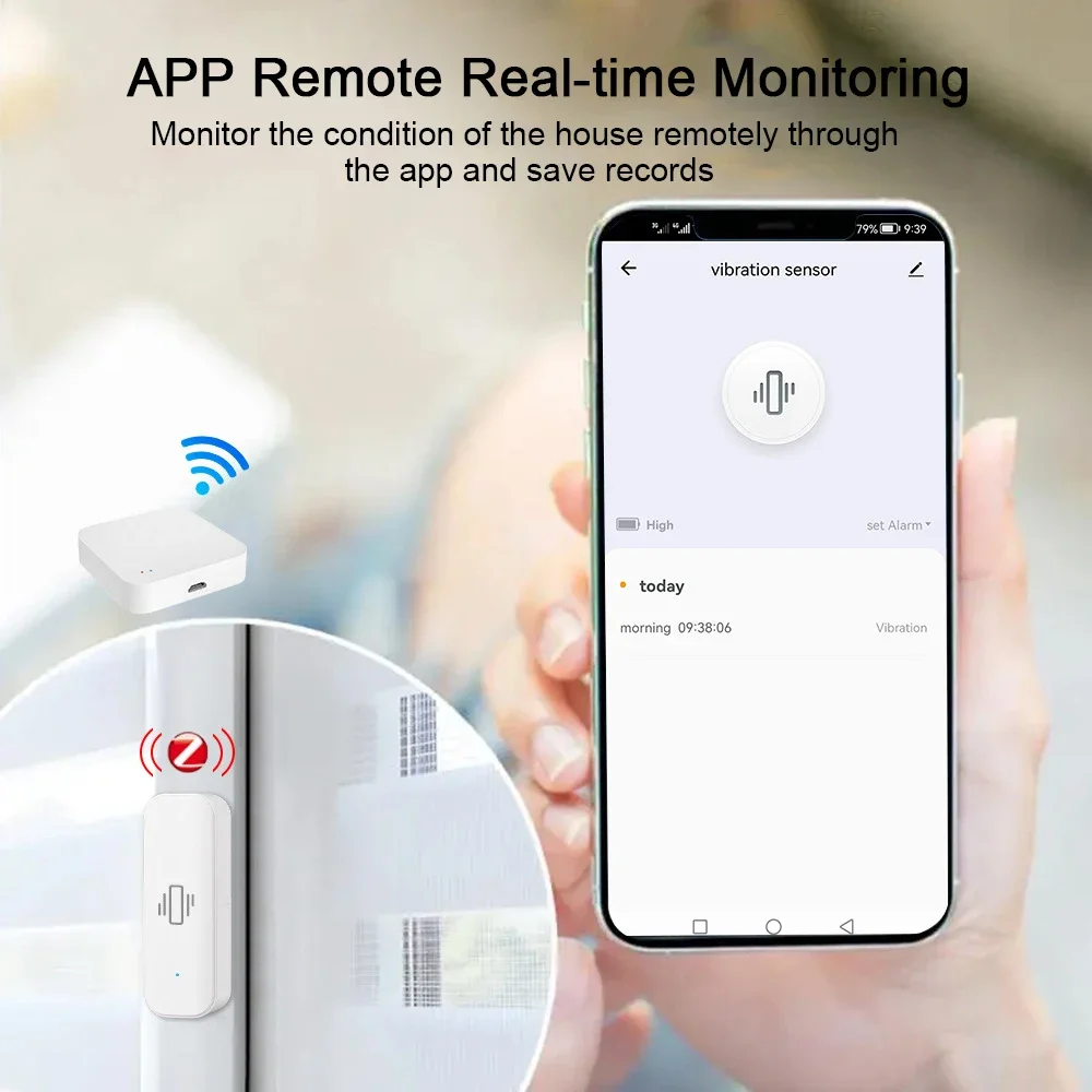Tuya WiFi/Zigbee Smart Vibrati - Home Security App 评论和价格