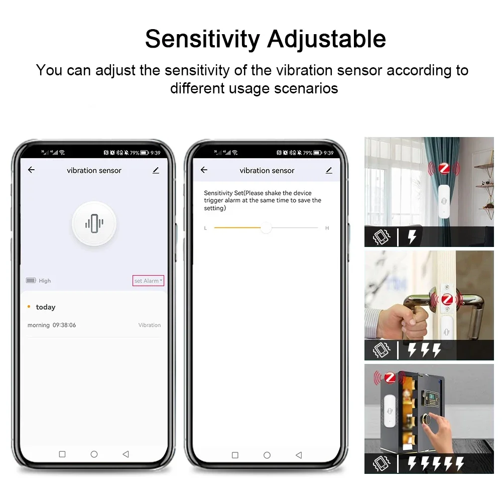 Tuya WiFi/Zigbee Smart Vibrati - Home Security App 评论和价格