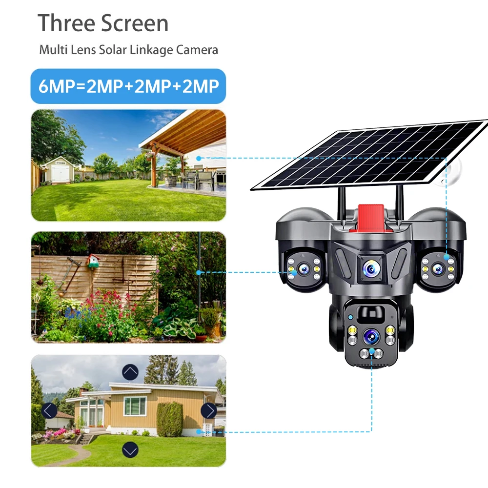 KERUI Outdoor PTZ 6MP 4G SIM W - Home Security Battery 评论和价格