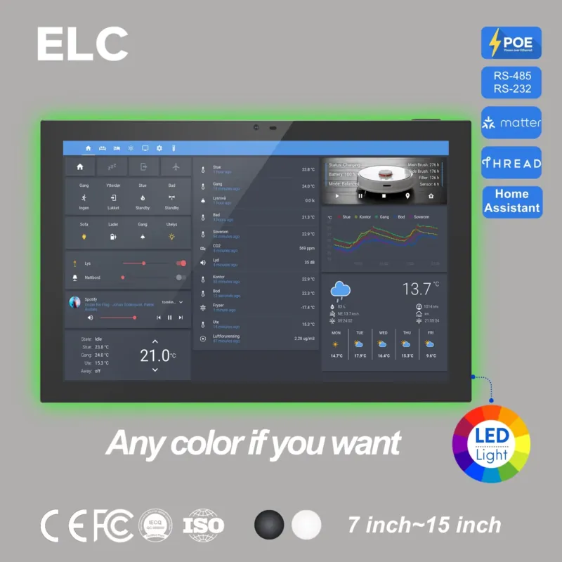 Home Assistant 10.1 Inch Andro - Home Security App 评论和价格