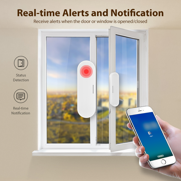 Tuya Smart Door Window Sensor  - Home Security Battery 评论和价格