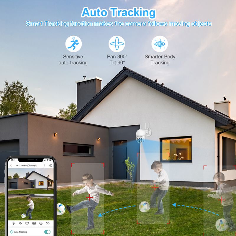 Smar 3MP Wireless CCTV Securit - Home Security Battery 评论和价格