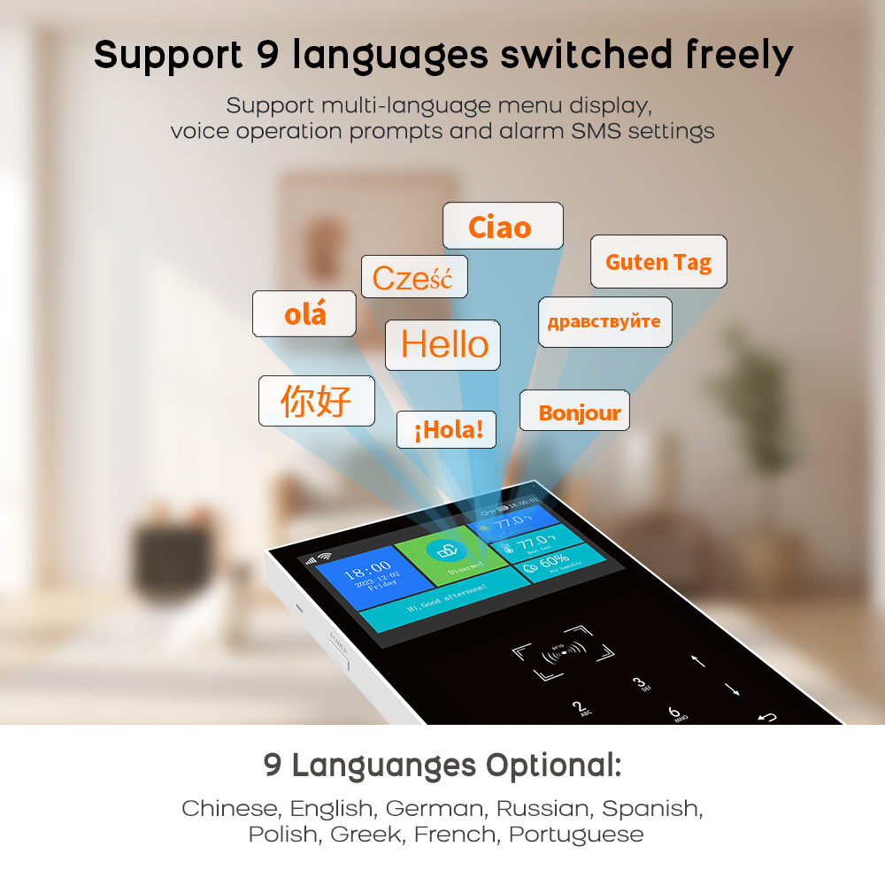 4G GSM WiFi Alarm System Work  - Home Security No Monthly Fee 评论和价格
