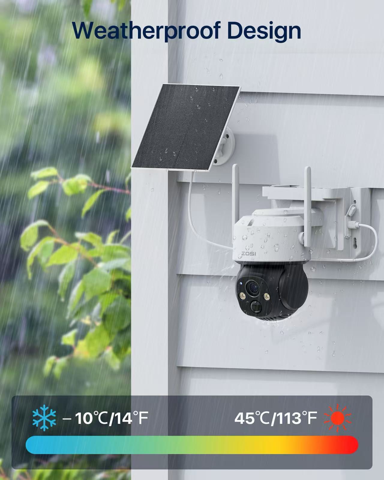 Outdoor Solar PTZ Security Cam - Camera Solar Wireless 评论和价格