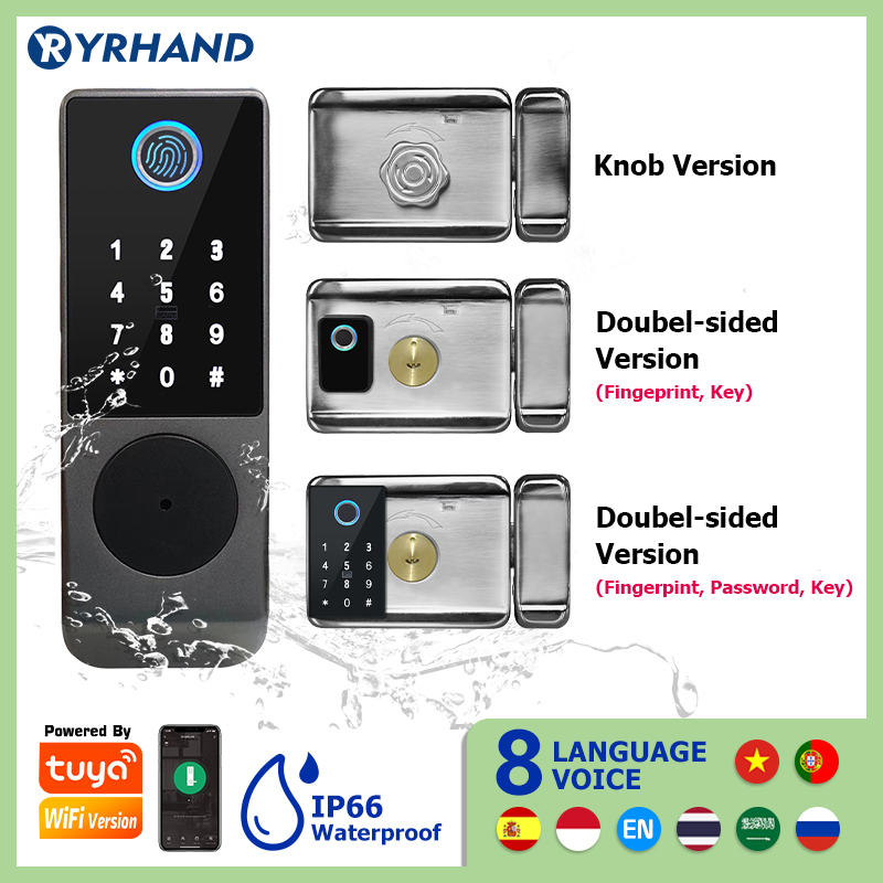 Tuya Smart lock Waterproof Wif - Home Security Battery 评论和价格