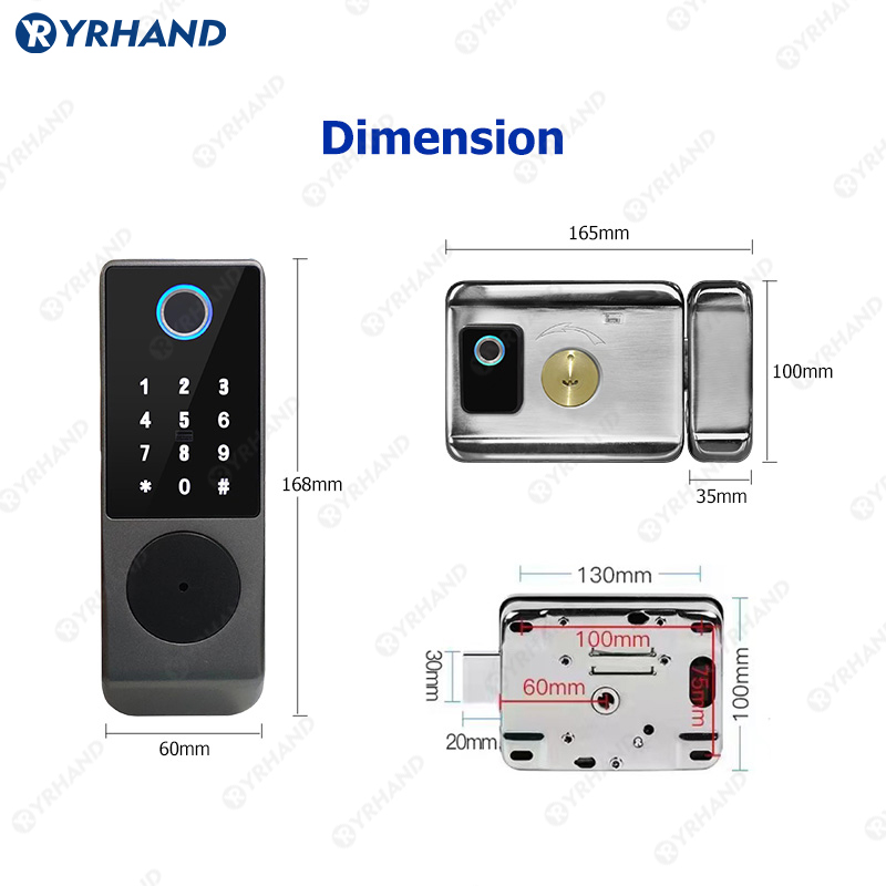 Tuya Smart lock Waterproof Wif - Home Security Battery 评论和价格